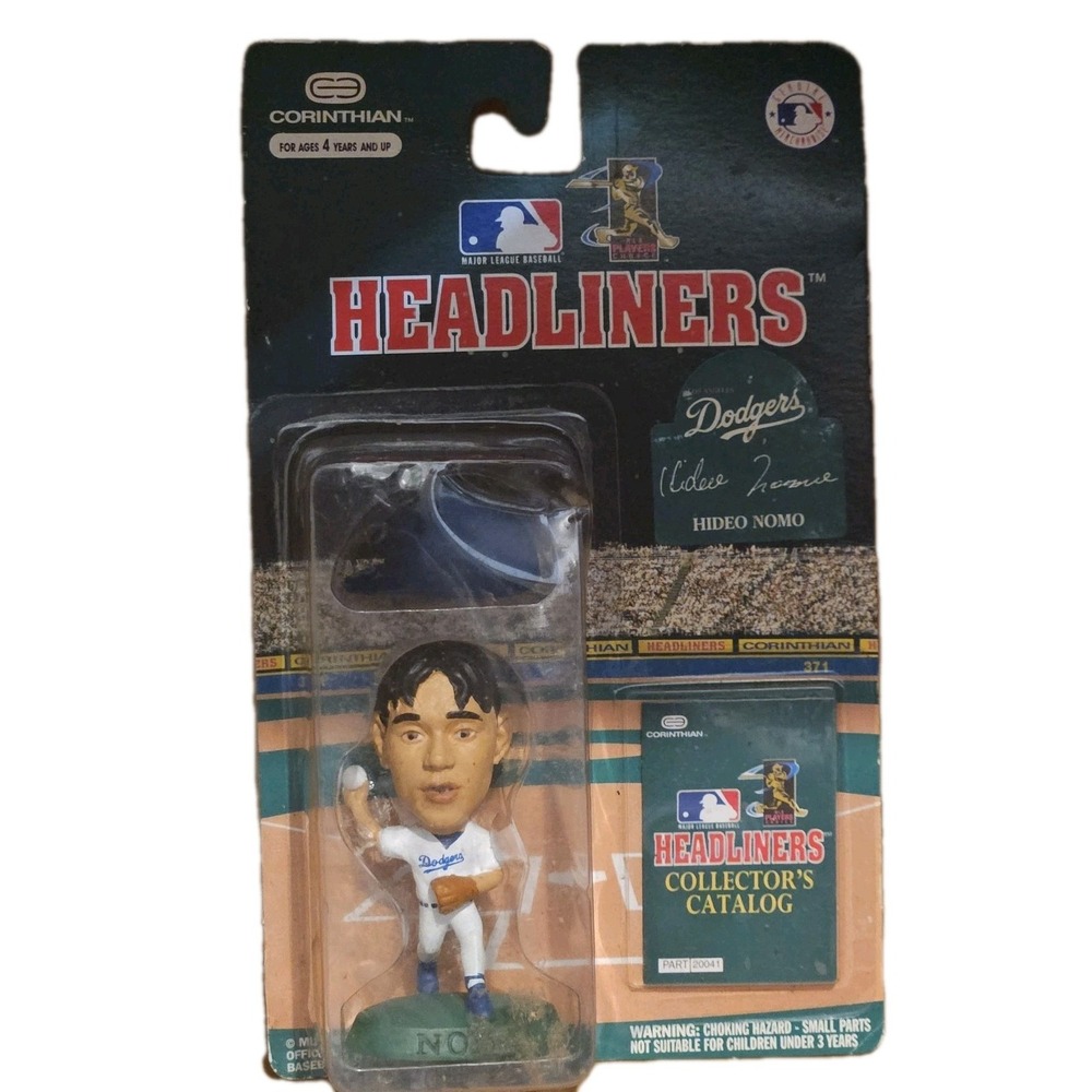 HIDEO‎ NOMO - Los Angeles Dodgers Corinthian MLB Headliners 1996 Vintage Figure